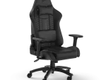CORSAIR TC100 RELAXED Gaming Chair - Black/Black Leatherette  up to