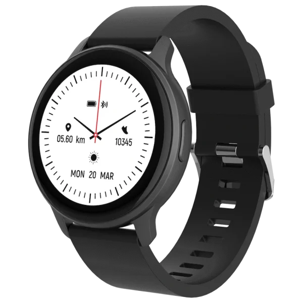 Volkano Active Tech Trend series Watch with heart rate monitor - Black