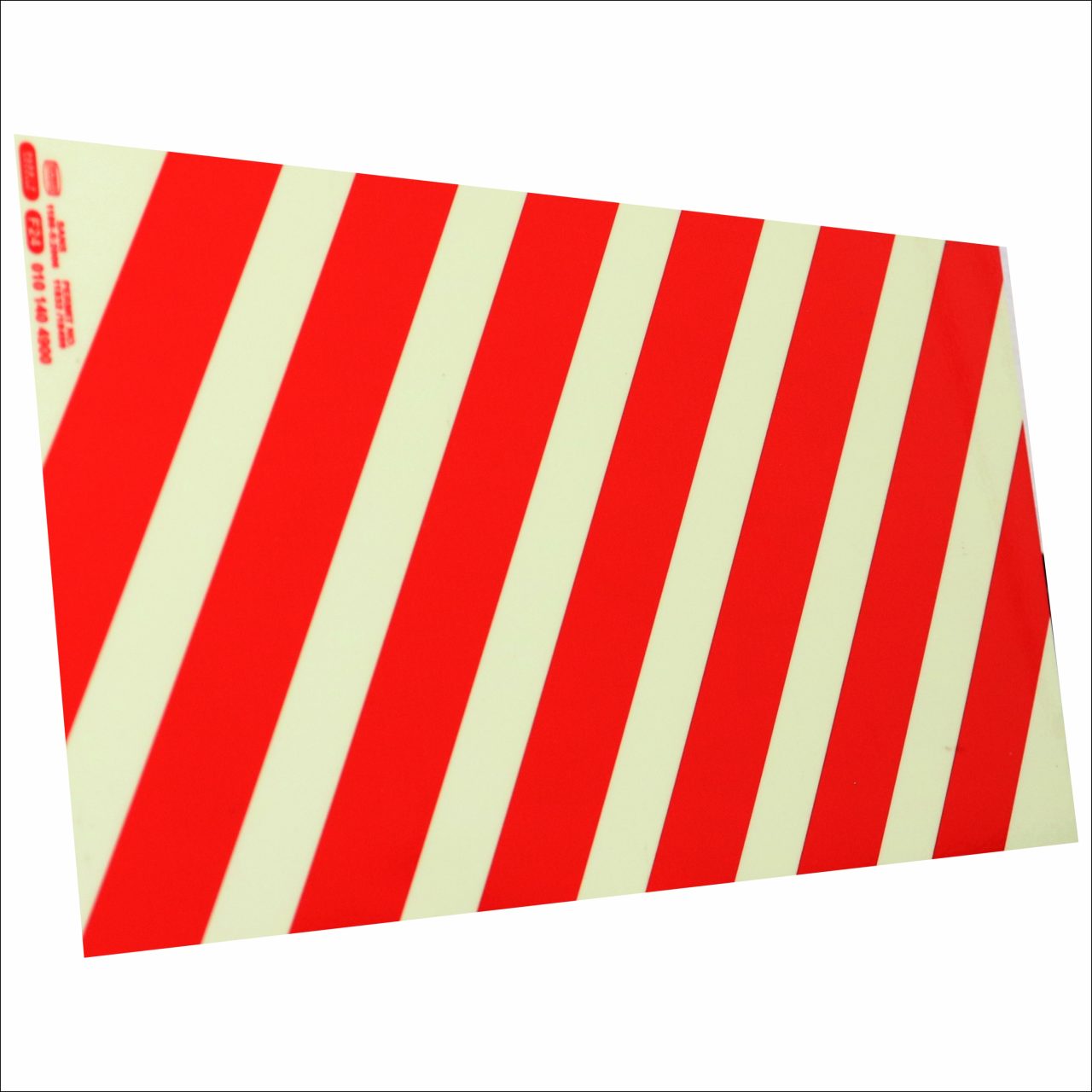 Photoluminescent 190mm Safety Sign F24 Chevrons