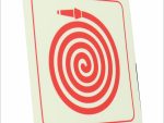 Photoluminescent 190mm Safety Sign F29 Fire Hose Reel