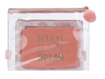 Quest Wishes and Dreams Cosmetic Bags - Peach