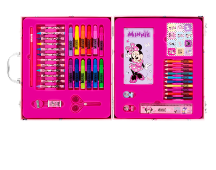 42-Piece Colouring Stationery Briefcase - Minnie Mouse