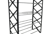 Nordic Wind Cross 4 Tier 12 Shoe Rack
