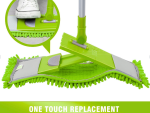 Kleaner Microfiber Extendable Flat Mop Lime Green