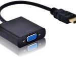 UniQue HDTV To VGA Adapter Cable Black