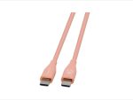 Volkano Flexi Series Type-C to Type-C 1.5M 60W - Pink