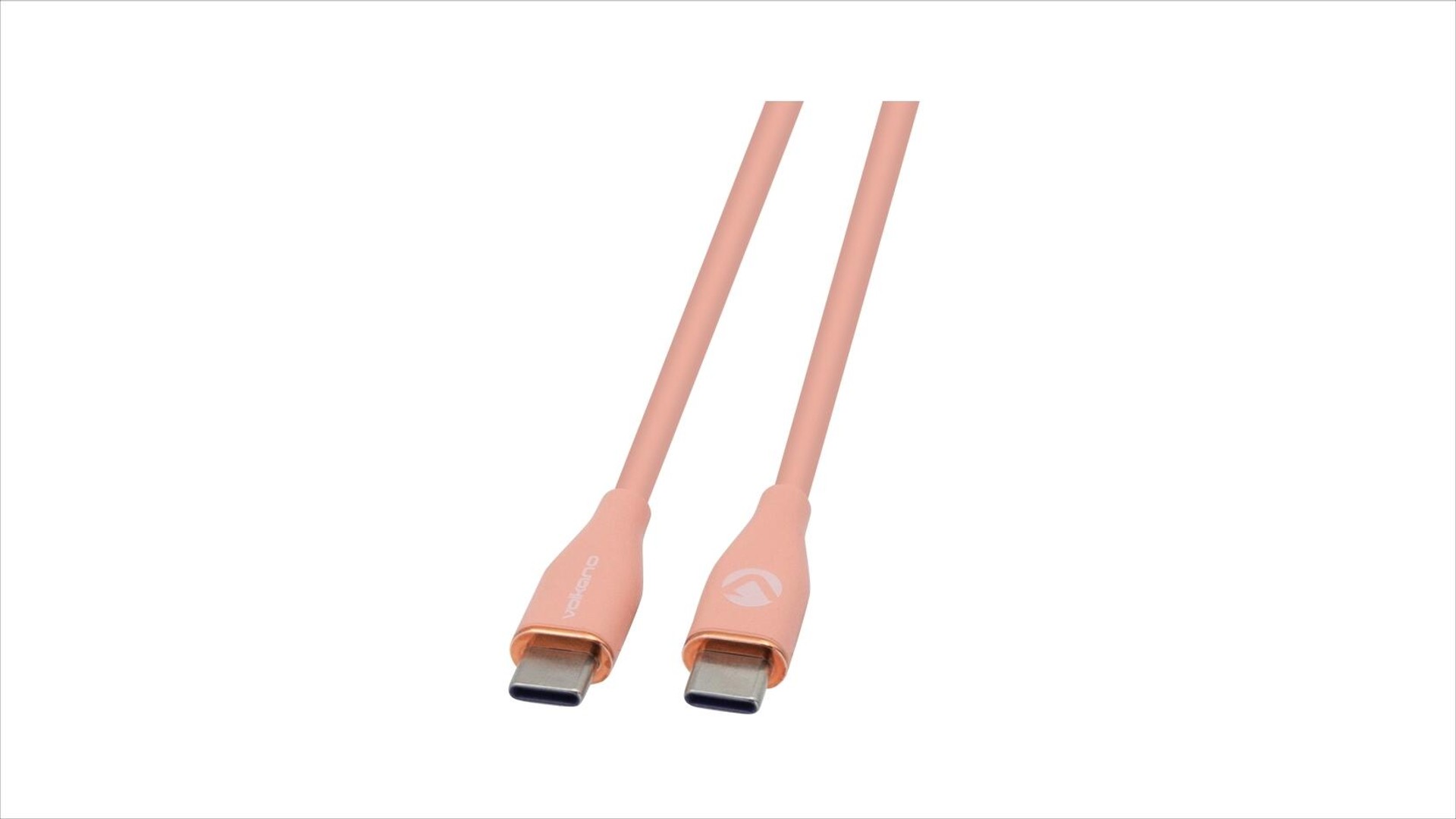 Volkano Flexi Series Type-C to Type-C 1.5M 60W - Pink