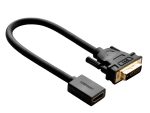 UGreen DVI to HDMI Cable Adapter 15cm | Male to Female | 1080p Full HD - Black