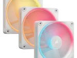 Corsair LX-R RGB Series; iCUE LINK LX120-R RGB White; 120mm RGB Fan; Triple Fan Kit