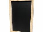 Chalk Writing Slate Wood Framed Black A4