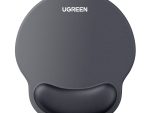 UGreen LP668 Ergonomic Mousepad with Wrist Rest (220 x 245 mm) - Black