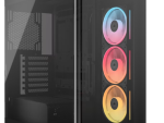 Frame 4500X LX-R RGB LINK Panoramic Glass Mid-Tower PC Case; 3x RGB Fa