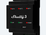 Shelly Pro 3 - Three-Channel Relay With Potential-Free Outputs Support