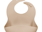 Silicone Bucket Bib - Ivory