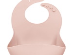 Silicone Bucket Bib - Rose