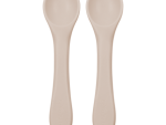 Silicone Feeding Spoons 2-Pack - Ivory