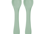 Silicone Feeding Spoons 2-Pack - Sage