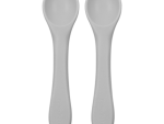 Silicone Feeding Spoons 2-Pack - Stone