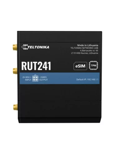 Teltonika eSIM LTE WiFi IoT Router with VPN | RUT241 eSIM