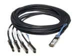 Dell Networking Cable, 40GbE QSFP+ to 4x10GbE SFP+, Passive Copper Breakout Cable, DAC, 5Meter