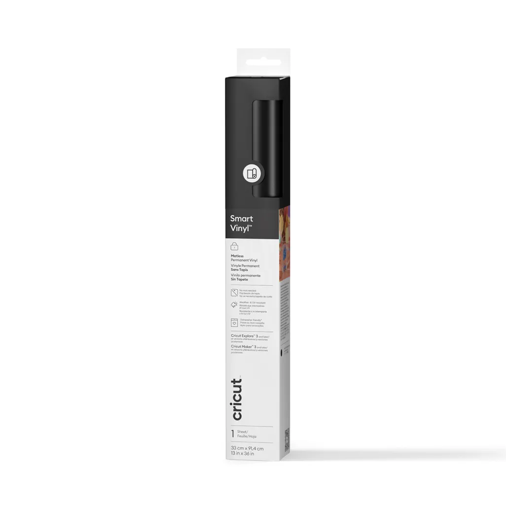 Cricut Smart Vinyl Permanent 33x91cm 1 sheet (Black)