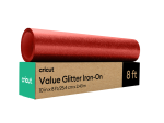 Cricut Value Glitter Iron-On 25.4 x 2.4m Red