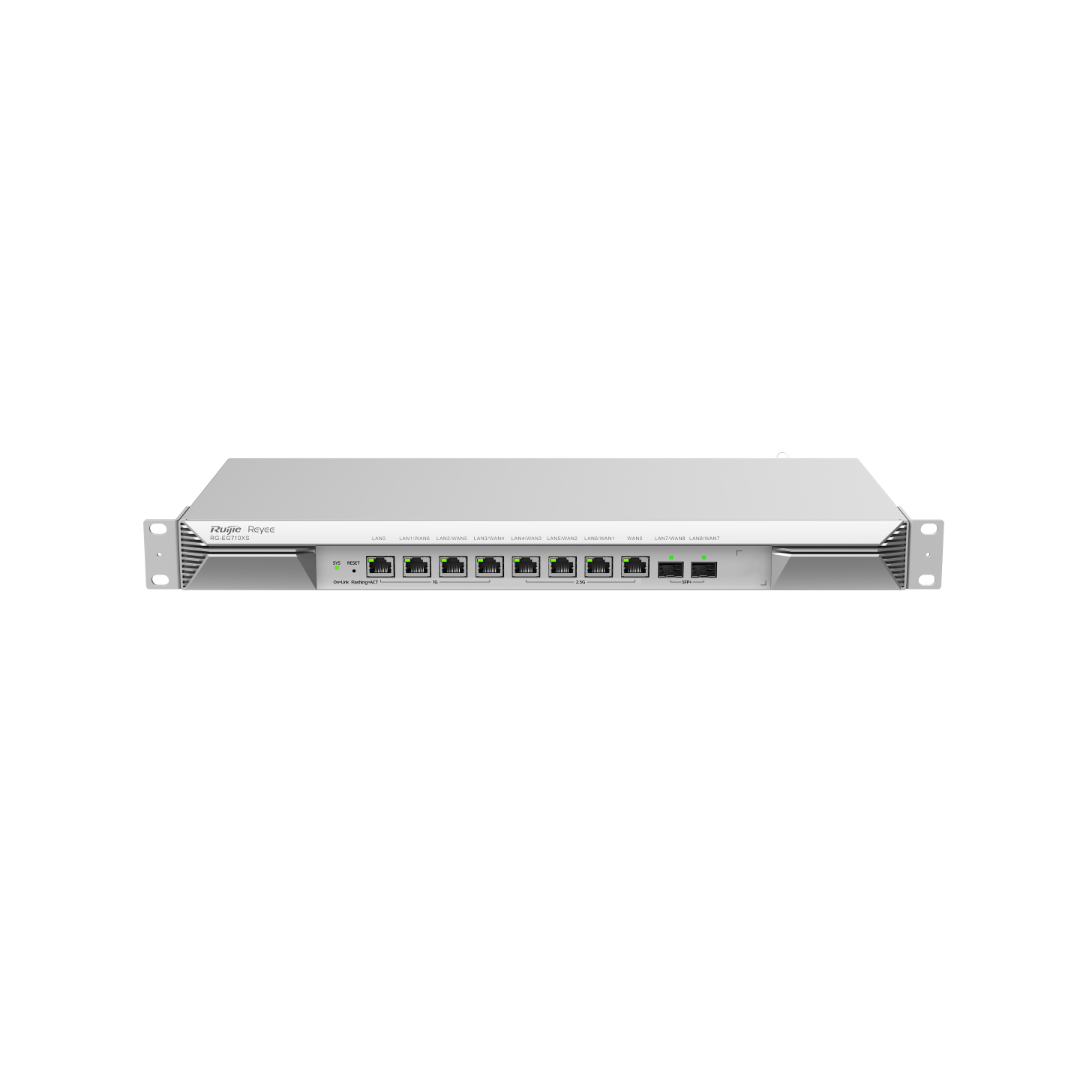 Reyee 8 Port Multi Gigabit 2SFP+ Multi-WAN 700 User Cloud Router | RG-