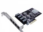 4-Port PCIe Gigabit Ethernet Network Adapter Card
