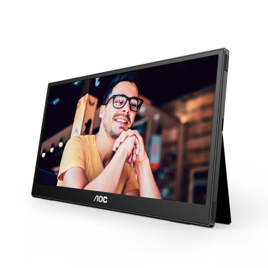 AOC 16T20 15.6" Full HD (1920x1080) IPS Anti-Glare 60Hz USB Type-C HDMI Portable Monitor