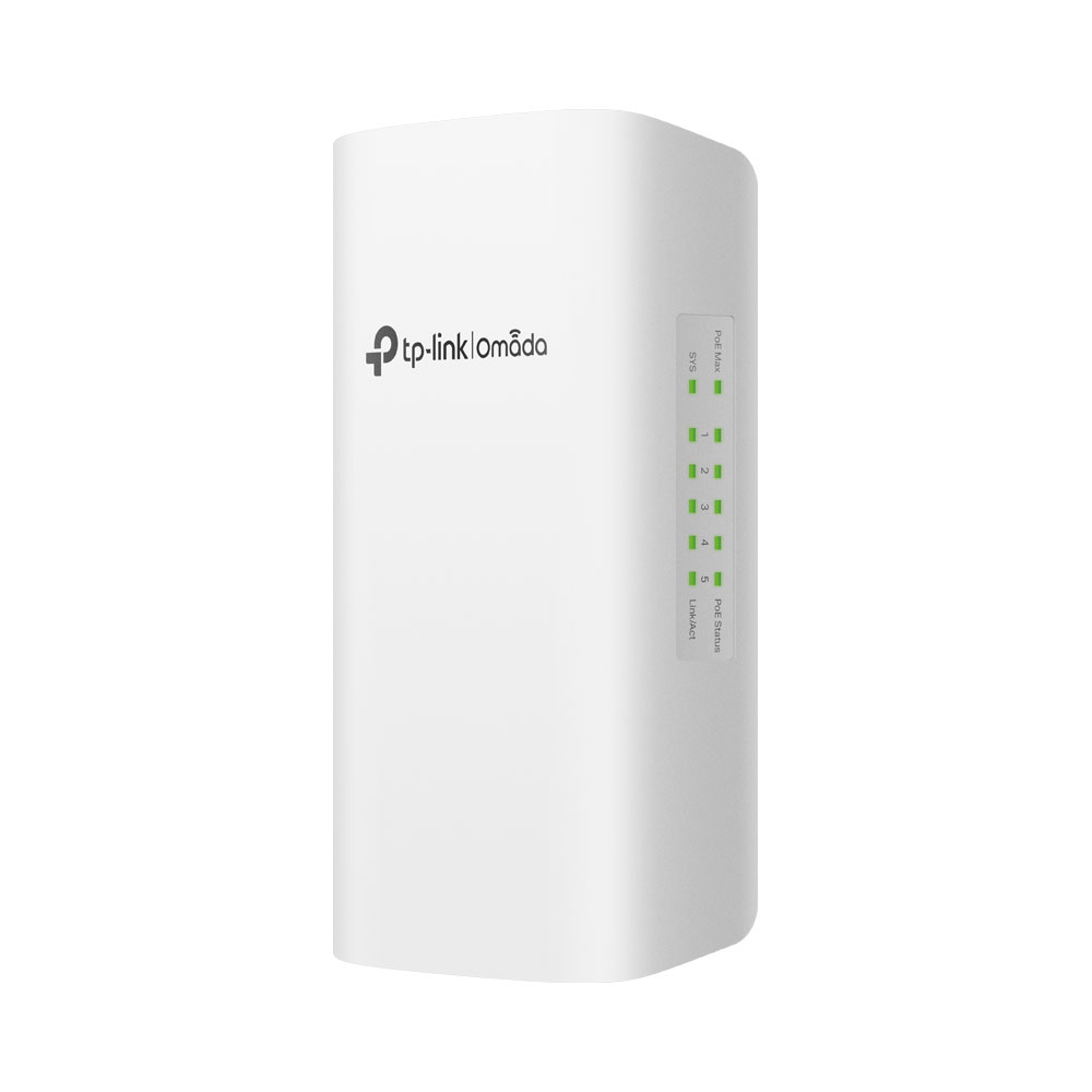 TP-Link Omada 5-Port Gigabit Smart Switch with 1-Port PoE++ in and 4-P