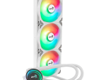 Aerocol Abyss L360 White - 360mm ARGB Liquid Cooler - Intel LGA1851/LG
