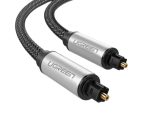 UGreen AV108 Male to Male Toslink Optical Audio Cable 2m?Grey