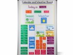 Calendar And Weather Board Slimline Magnetic 900*600mm