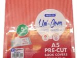Marlin Kids A5 Precut Book Cover Red 5 Pack