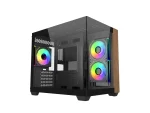 Cooler Master Elite 481 Wood Micro-ATX Mid-Tower Chassis - Black