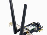 Asus  Wi-Fi 7 Tri-Band PCIe Wireless Adapter with Bluetooth 5.4 - Black