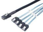Mini SAS SFF-8087 36Pin to 4x SATA 7Pin (SFF-8087 to SATA Forward Breakout) 1Meter High Grade Data Cable