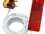 Ellies 4 Way High Surge Extension Lead - 3M