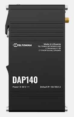 Teltonika DAP140 AP Wi-Fi 4 with Wi-Fi mesh, 2 x 10/100 RJ45, DIN Rail Mount