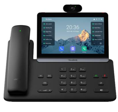 Yealink T88V Pro Smart Business Phone With BTH88 Bluetooth Handset, 7" Multi-Touch Screen, Camera Included, PSU Excluded