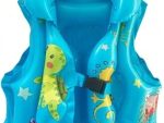 Casey Kids Small Inflatable Swimming Vest  Blue