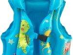 Casey Kids Medium Inflatable Swimming Vest Blue