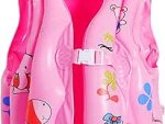 Casey Kids Medium Inflatable Swimming Vest Pink