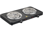 Elektra Double Spiral Hot Plate - Black