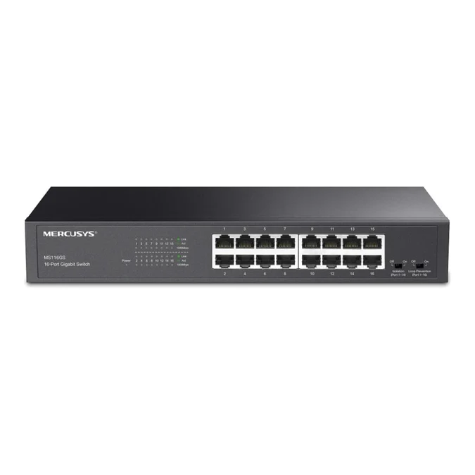 MercusyS 16-Port Gigabit Desktop/Rackmount Switch | MS116GS
