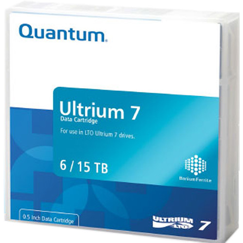 Quantum Ultrium LTO-7 6TB / 15TB Data Cartridge Tapes (20 LTO-7 per box)