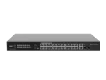 Uniview- 24 x PoE Ports, 2 x Combo Ports, MAX Capacity 370W, 30W Per Port | UN-NSW2020-24T2GC-POE-IN