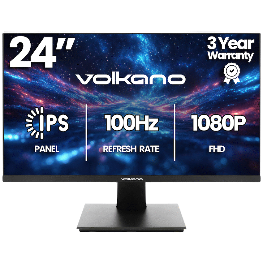 Volkano 24" Full HD IPS Monitor with HDMI/VGA 100 Hz