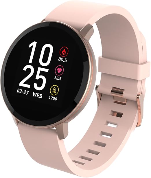 Volkano Active Tech Trend Series Smart Watch with Heart Rate Monitor, Gold