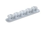 CO110 Cable Organizer Clips - 5 Bays, 4 Storage Compartments - Blue